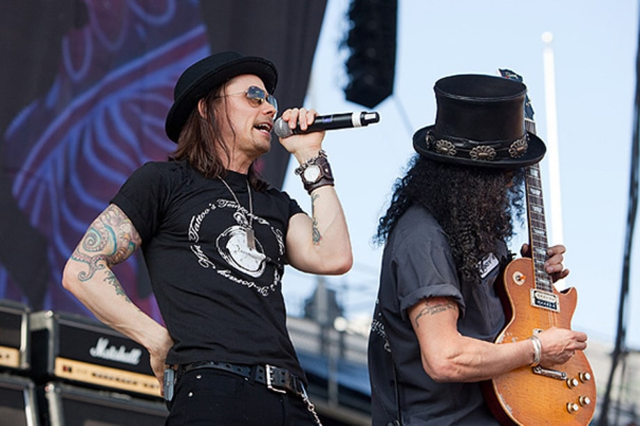 Myles Kennedy and Slash