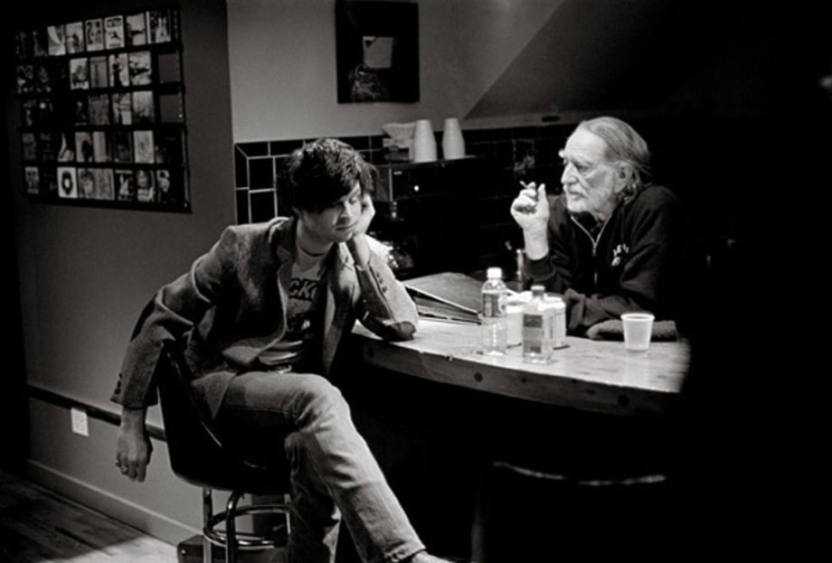 Ryan and Willie Nelson, Loho Studios, New York, 2005