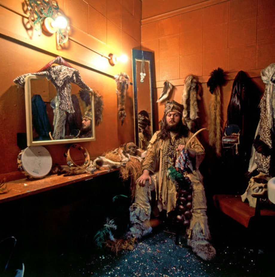 Dr. John backstage at the Boarding House, San Francisco, 1978.