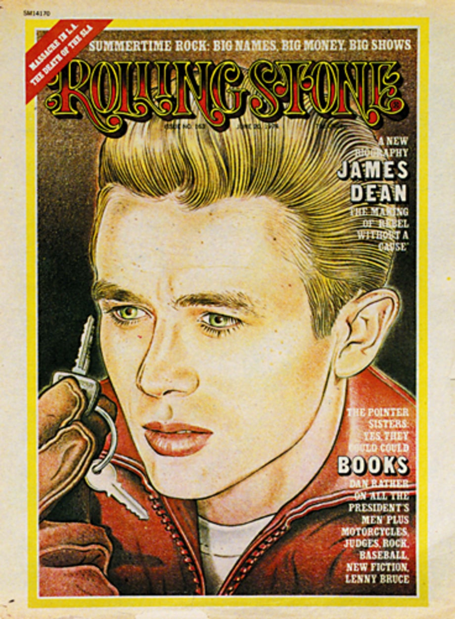 James Dean Leading Men on the Cover of Rolling Stone Rolling Stone