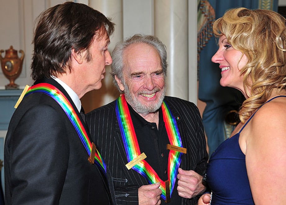 Paul McCartney and Merle Haggard