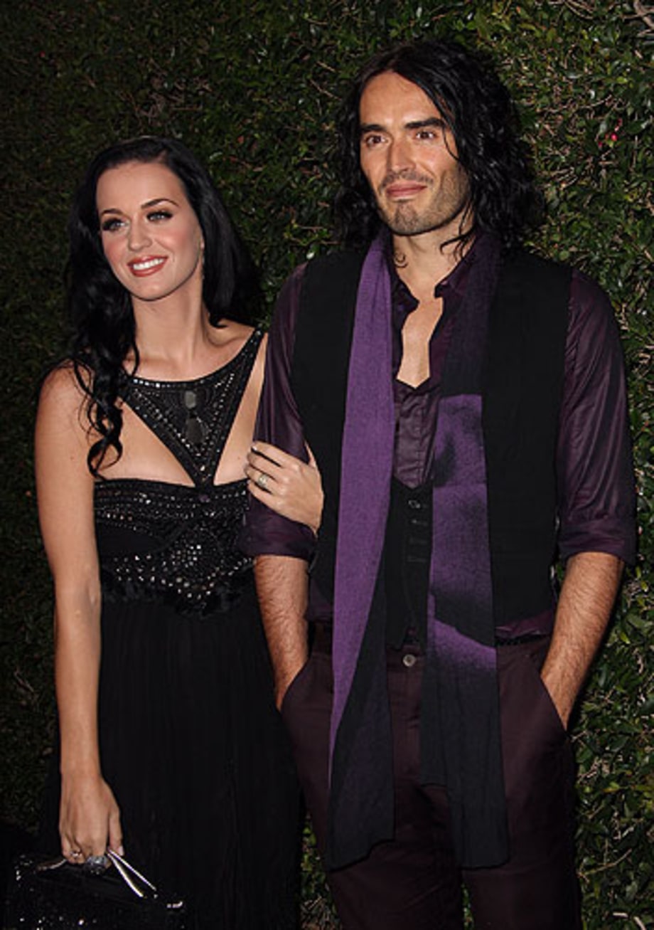 Katy Perry and Russell Brand