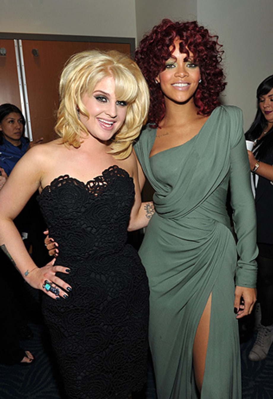 Kelly Osbourne and Rihanna