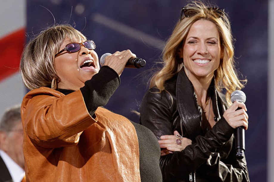 Mavis Staples and Sheryl Crow