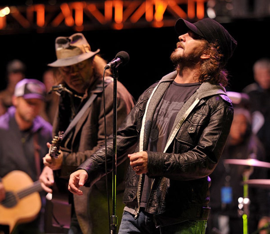 Eddie Vedder and Neil Young
