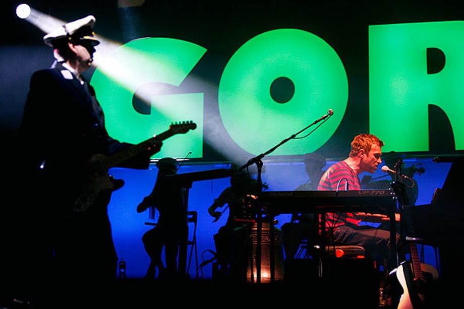 Mick Jones and Damon Albarn