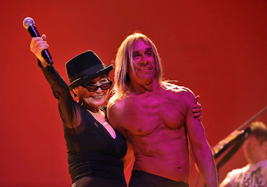 Yoko Ono and Iggy Pop