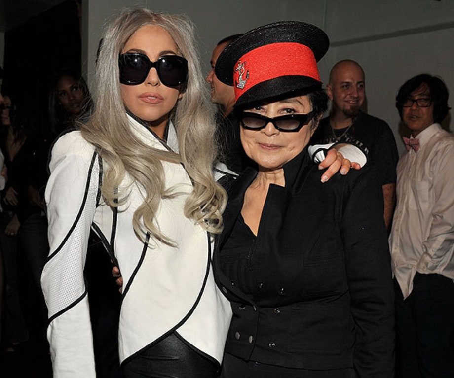 Lady Gaga and Yoko Ono