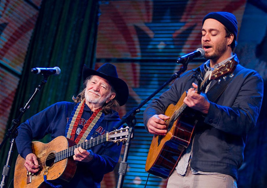 Willie Nelson and Amos Lee