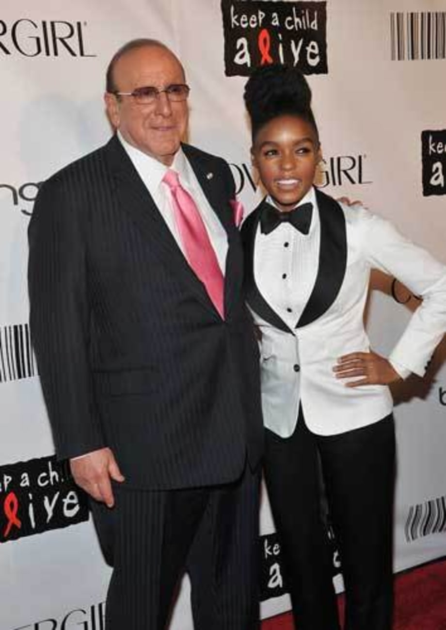 Clive Davis and Janelle Monae