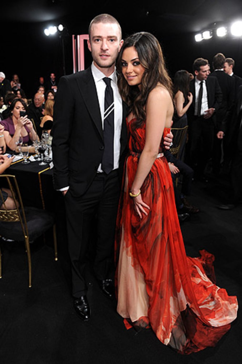 Justin Timberlake and Mila Kunis