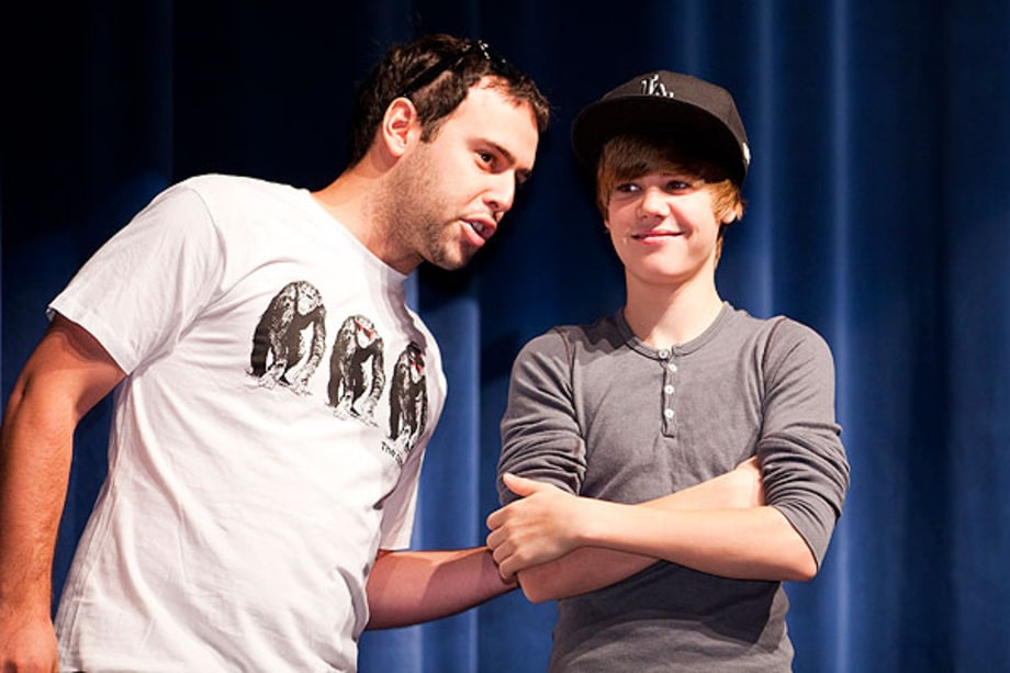 Justin's Manager: Scooter Braun