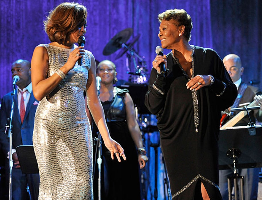 Whitney Houston and Dionne Warwick