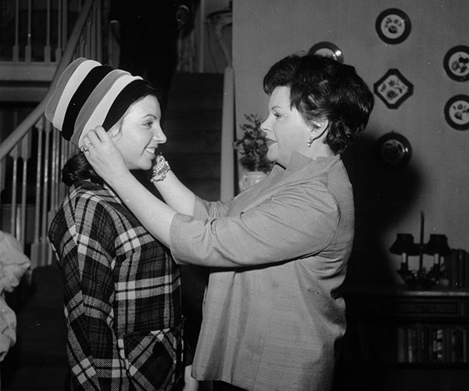 Judy Garland and Ethel Milne