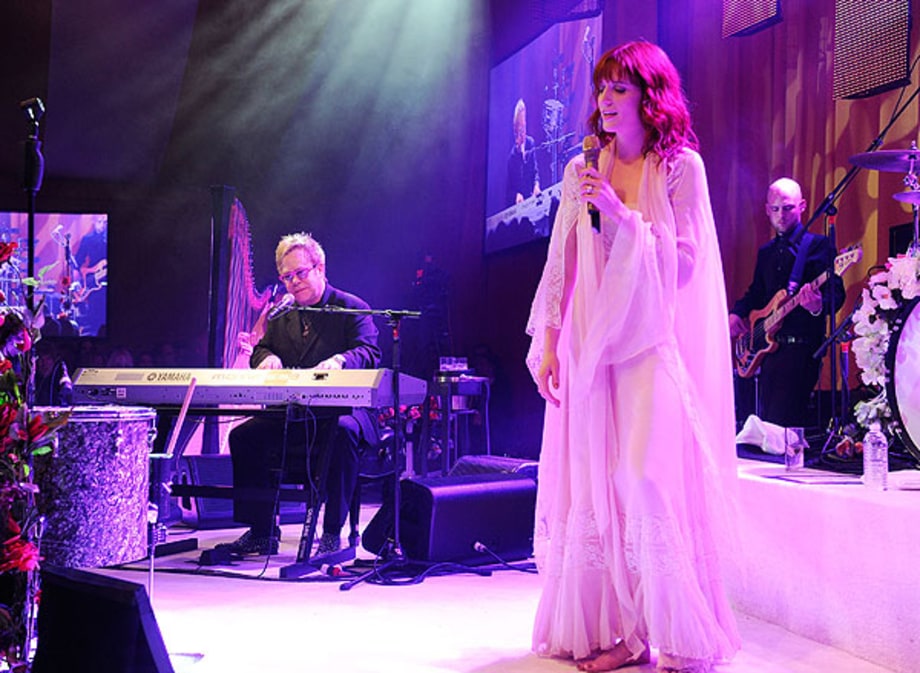 Elton John and Florence Welch