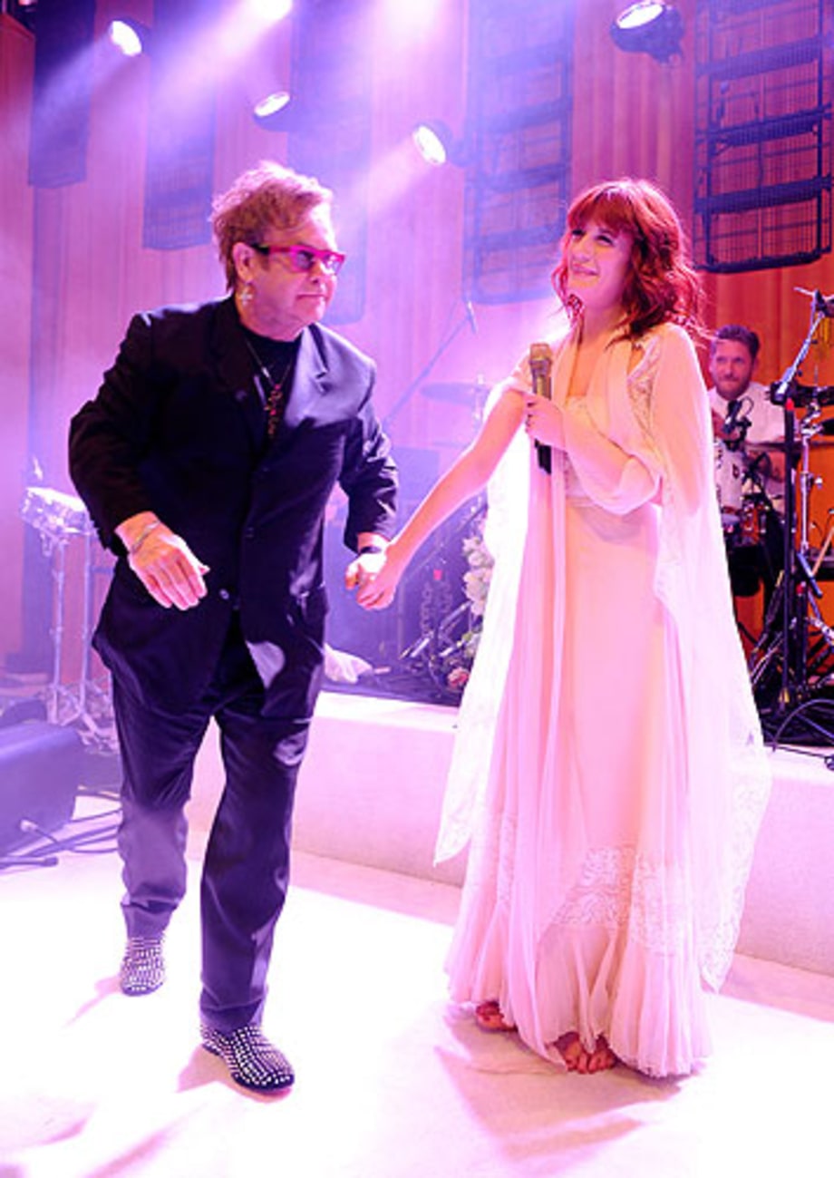 Elton John and Florence Welch