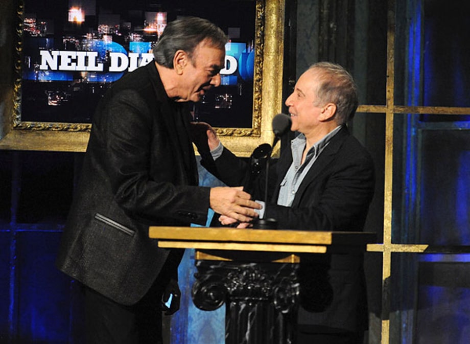 Neil Diamond and Paul Simon