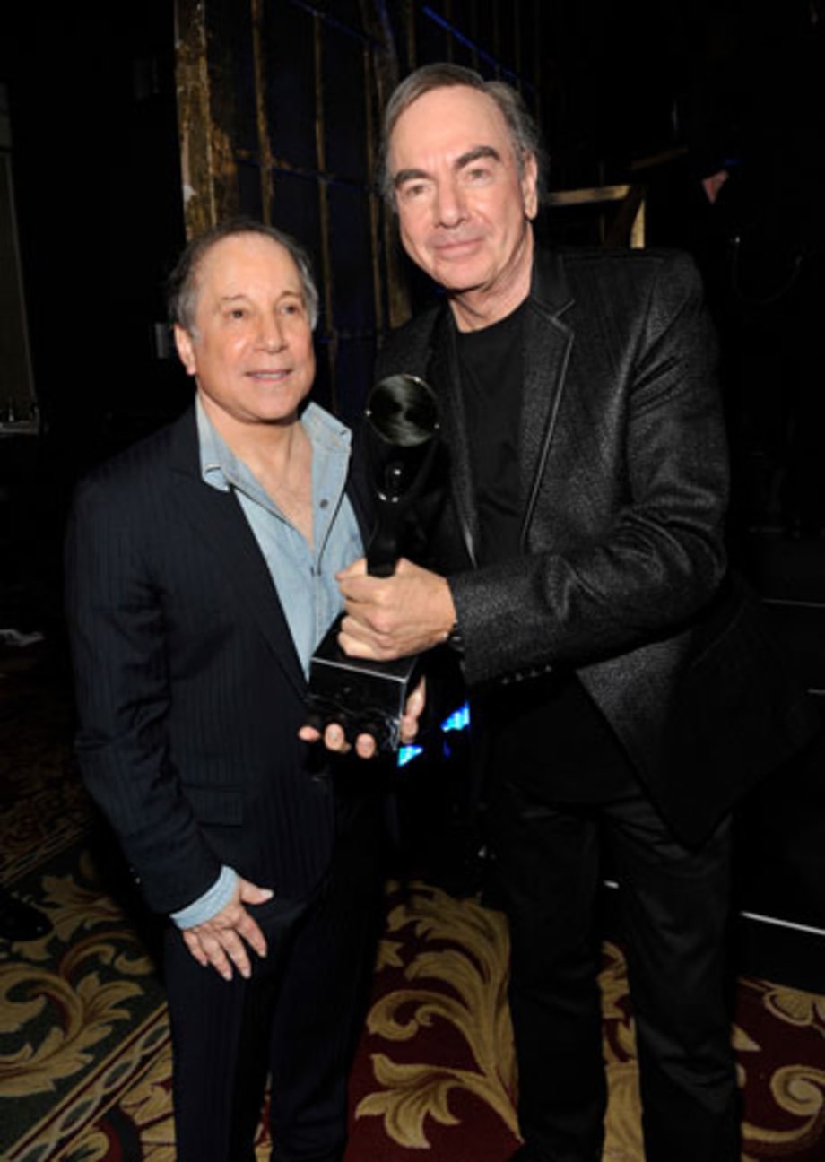 Neil Diamond and Paul Simon