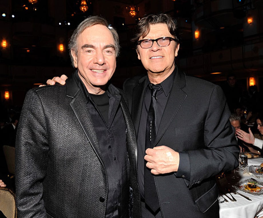 Neil Diamond and Robbie Robertson