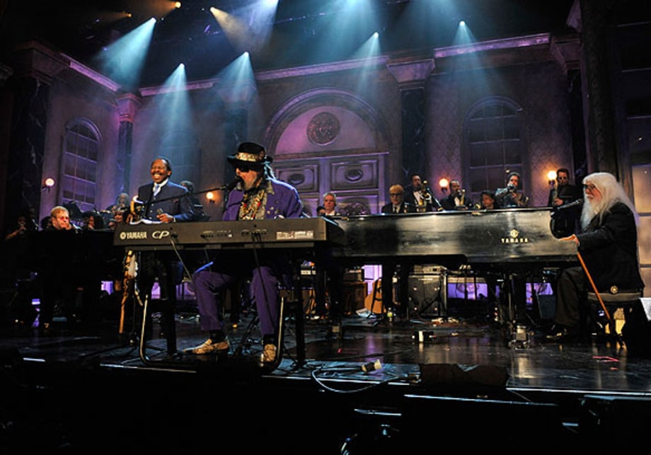 Elton John, Lloyd Price, Dr. John and Leon Russell