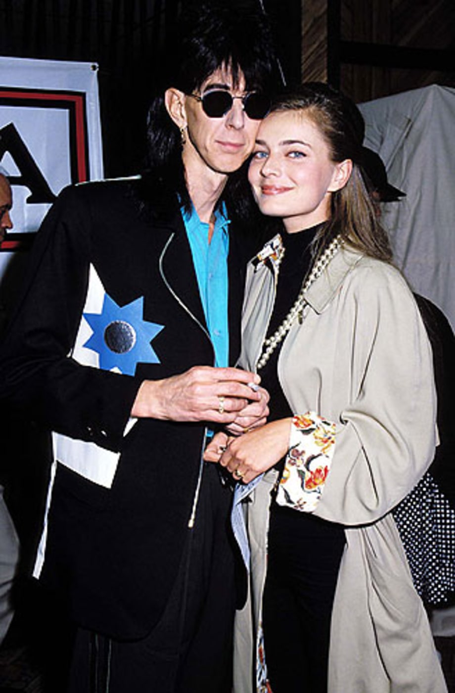 Ric Ocasek and Paulina Porizkova