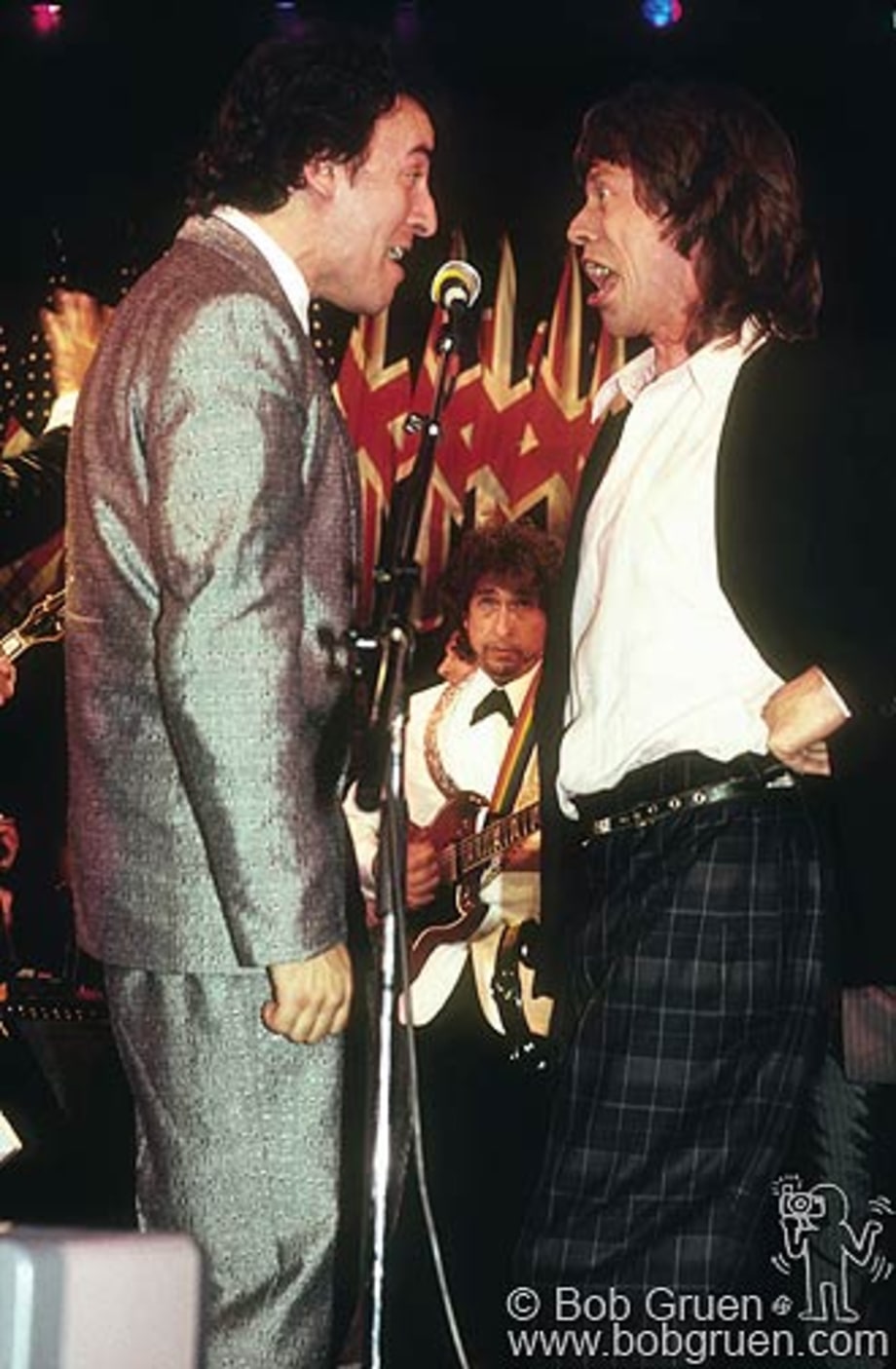 Bruce Springsteen, Bob Dylan and Mick Jagger