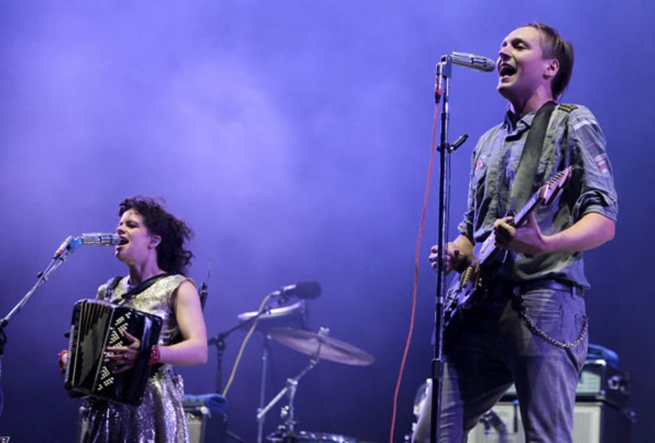 Regine Chassagne and Win Butler