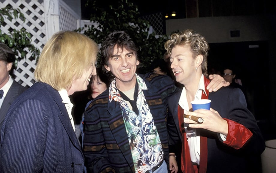 George Harrison and Brian Setzer