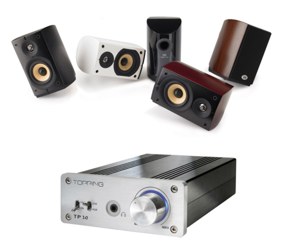 Topping TP30 Amp and PSB Imagine Mini Speakers