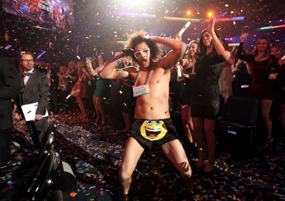 Redfoo Takes to the Audience