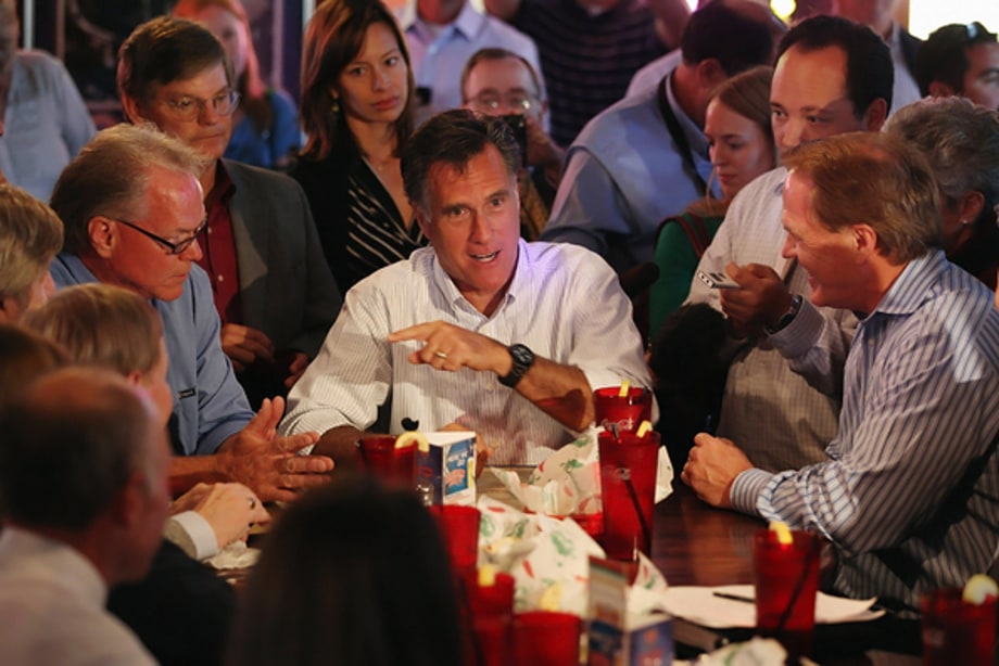 Mitt Searches Hard in Wallet for Non-$100 Bill