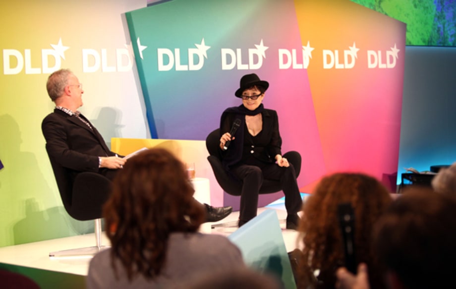 Hans Ulrich Obrist and Yoko Ono