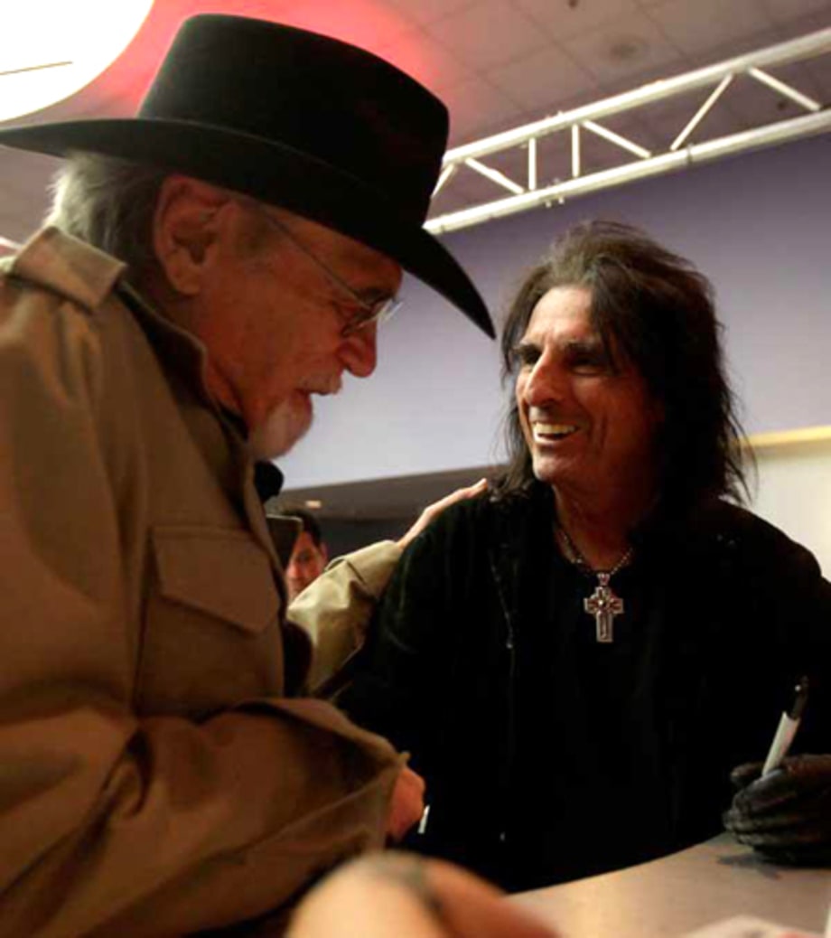 Duane Eddy and Alice Cooper