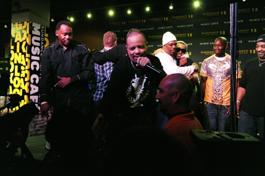 Grandmaster Caz, Ice-T and Chuck D