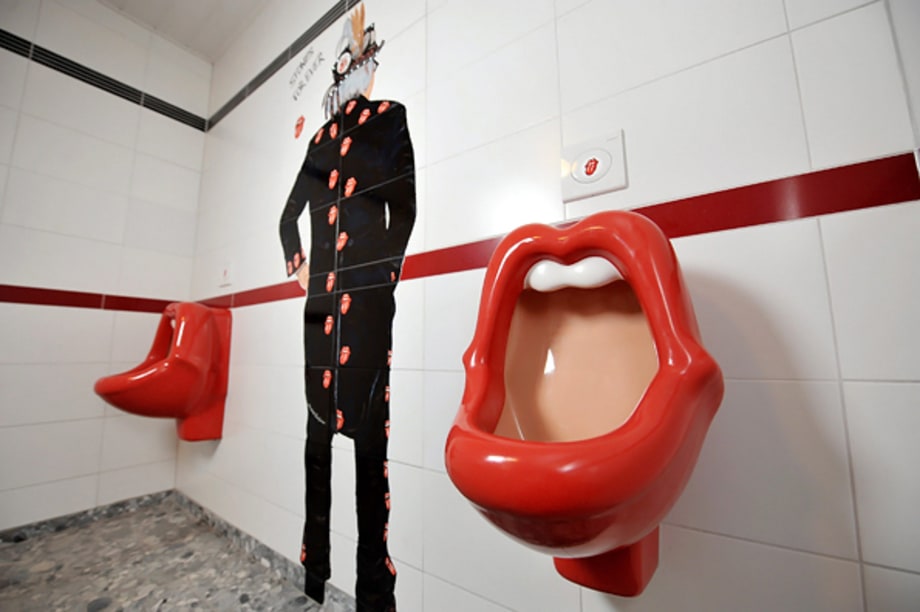 Rolling Stones in the Bathroom