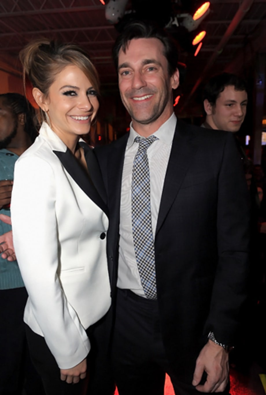 Maria Menounos and Jon Hamm