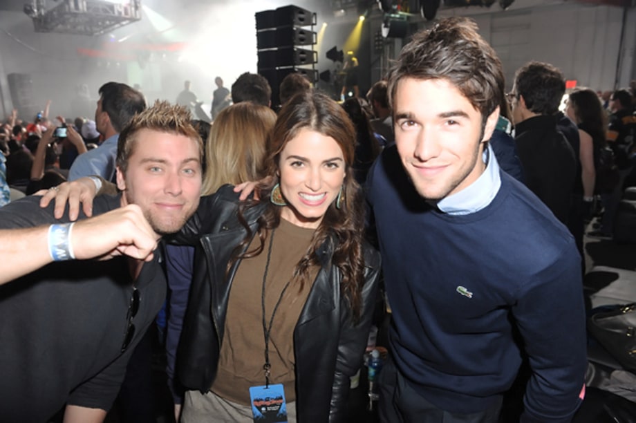 Lance Bass, Nikki Reed and Josh Bowman