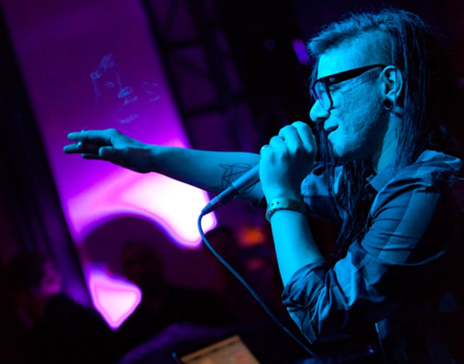 Skrillex Onstage