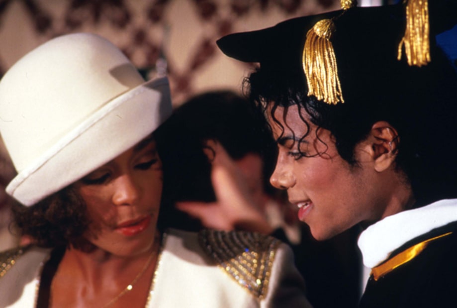 Whitney Houston and Michael Jackson 1988