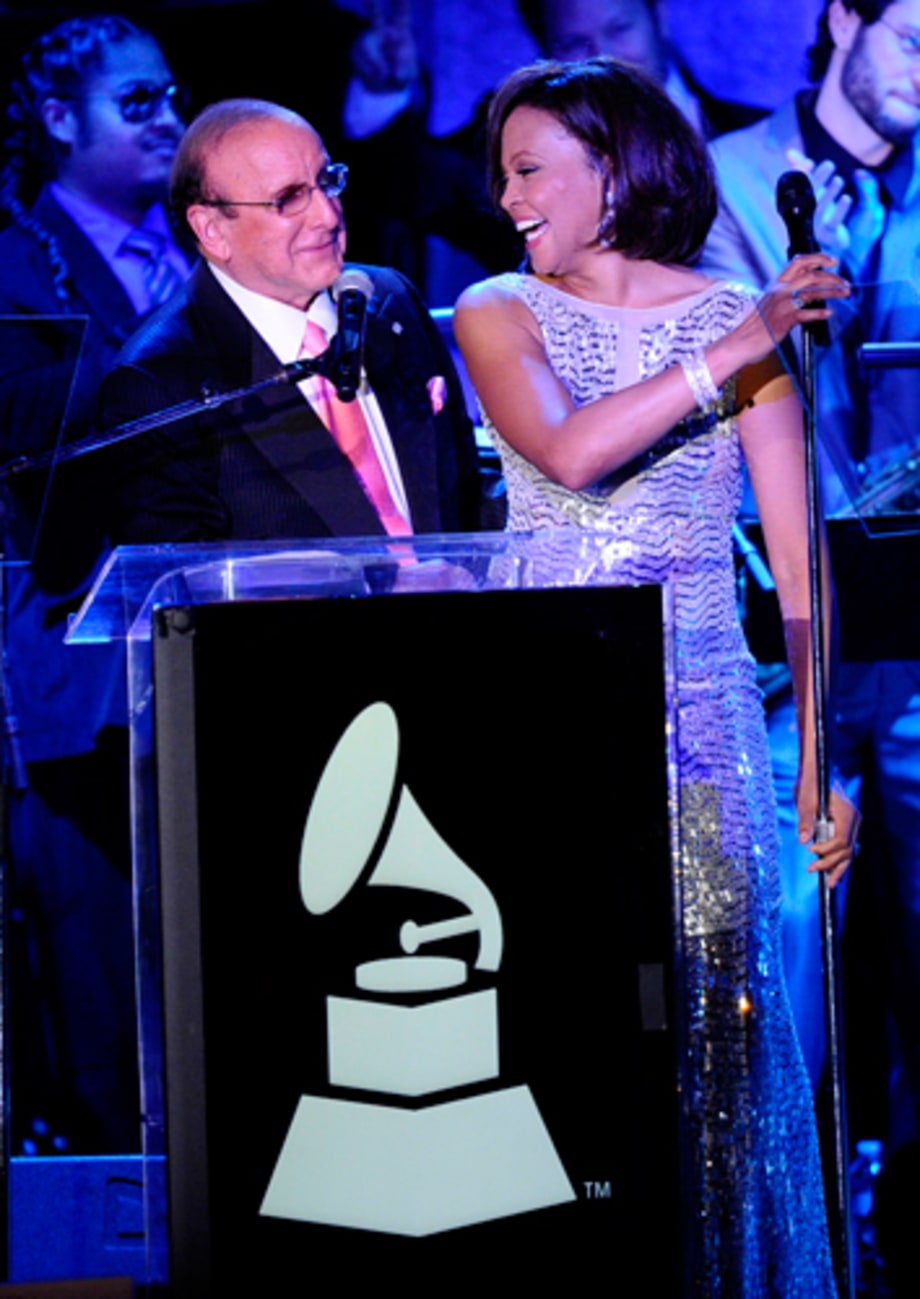 Clive Davis and Whitney Houston 2011