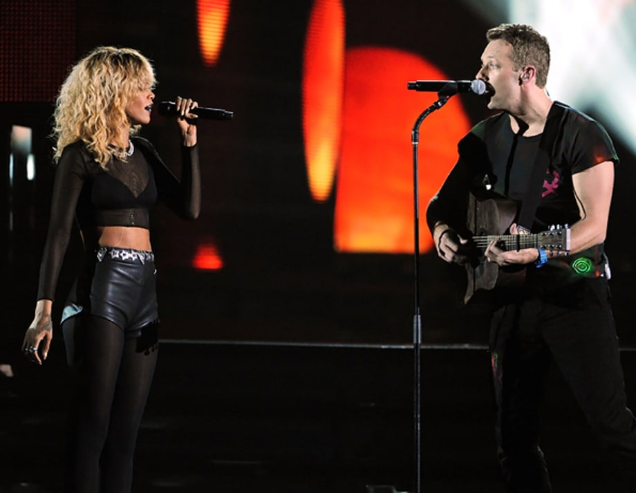 Rihanna and Coldplay