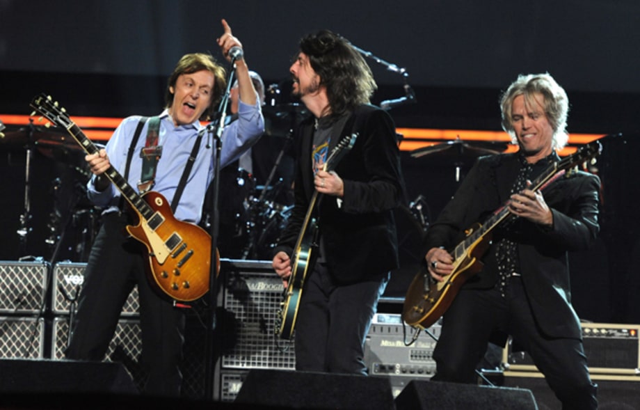 Paul McCartney and Dave Grohl