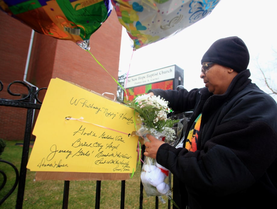 Mourners Gather at New Hope Baptist Church