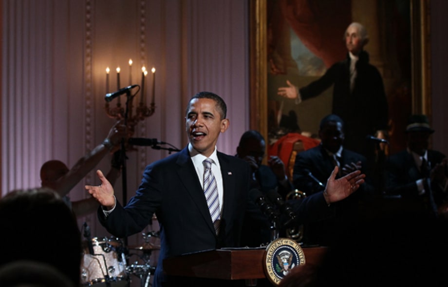 President Obama Joins the Band