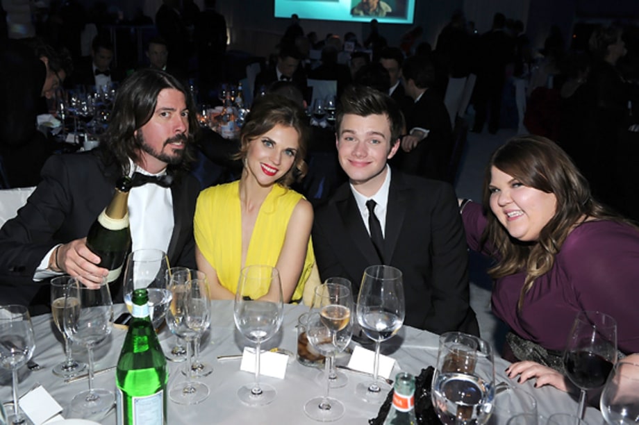 Dave Grohl, Jordyn Blum, Chris Colfer and Ashley Fink