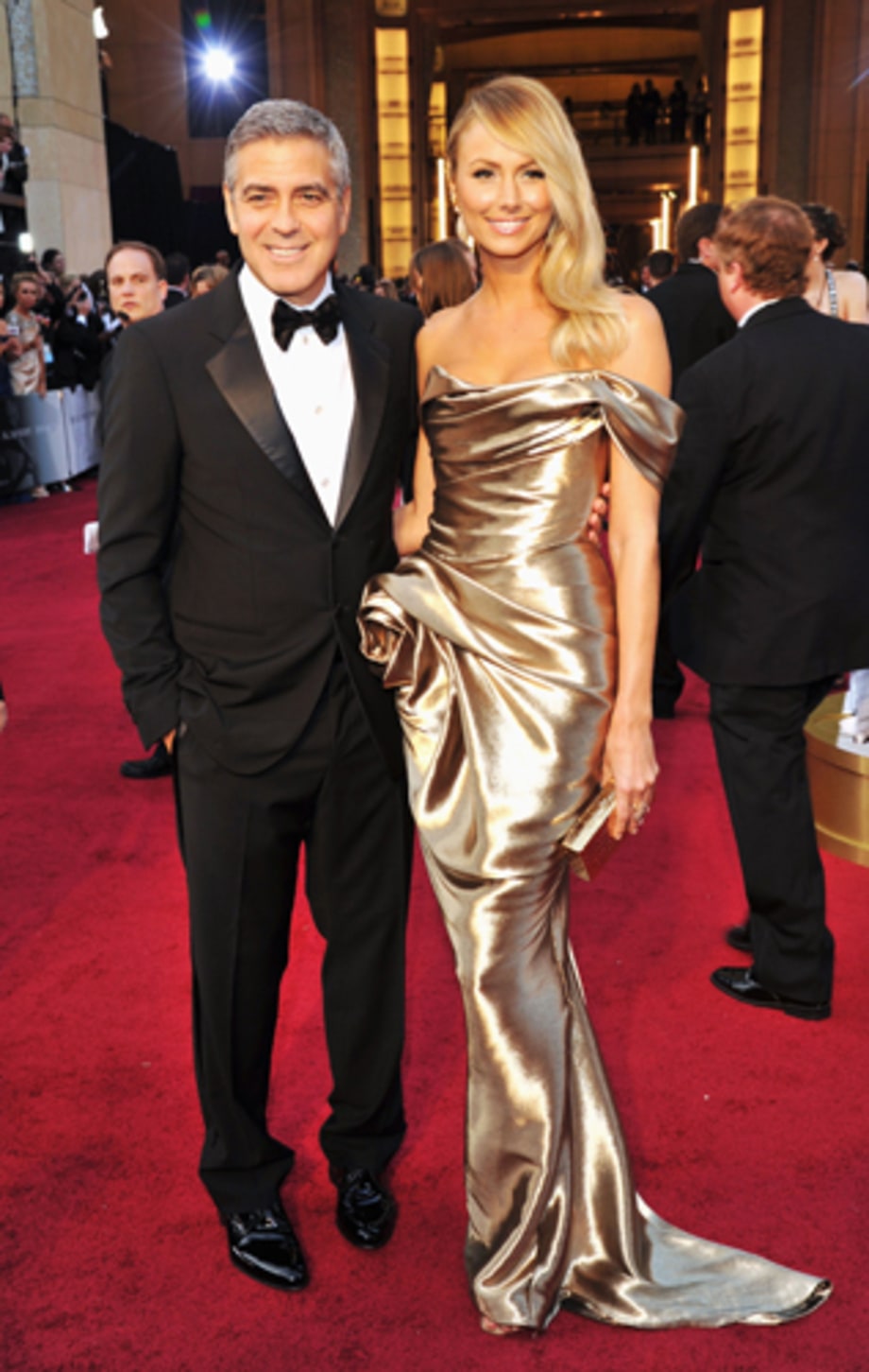 George Clooney and Stacy Keibler