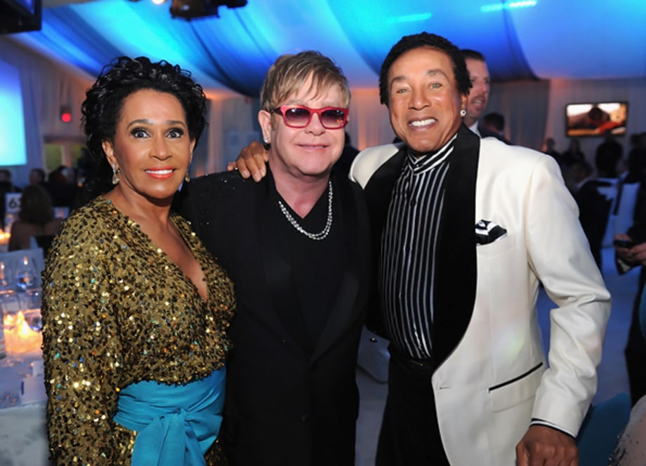 Frances Robinson, Elton John and Smokey Robinson