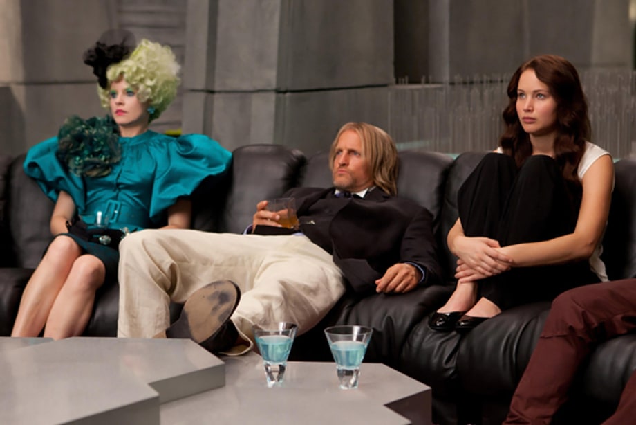 Effie, Haymitch and Katniss