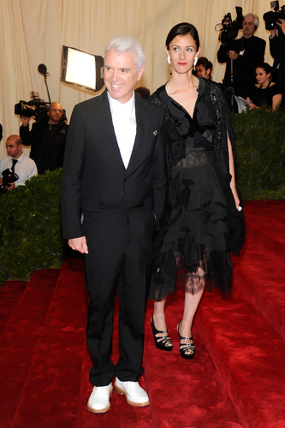 David Byrne and Sally Singer