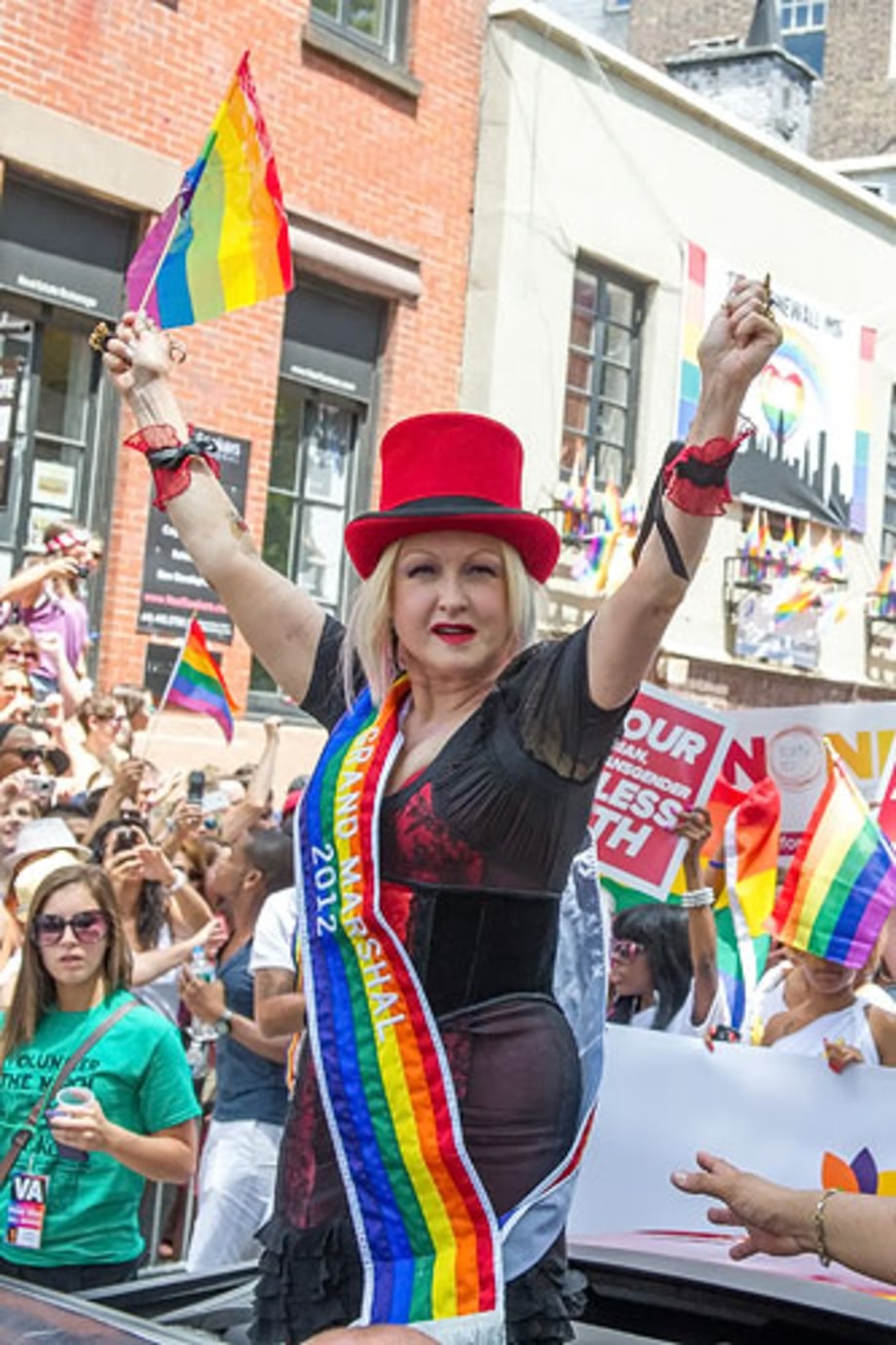 Cyndi at Pride